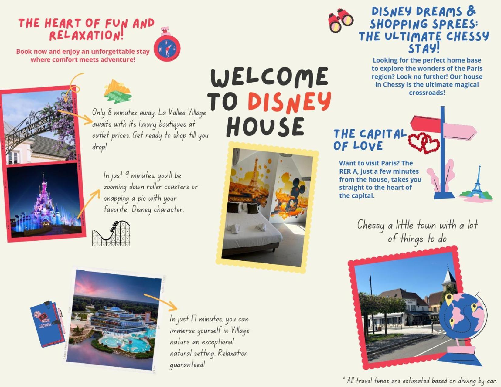 Disney House Chessy (Seine-et-Marne) Exterior foto